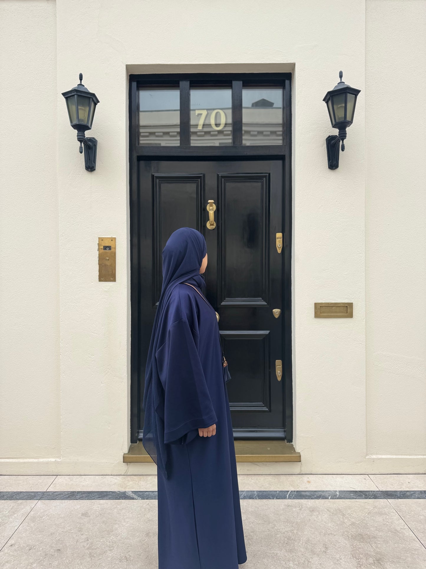T-shirt dress in navy