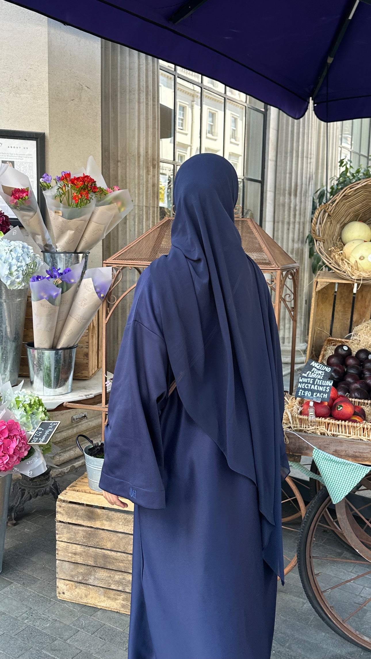 T-shirt dress in navy