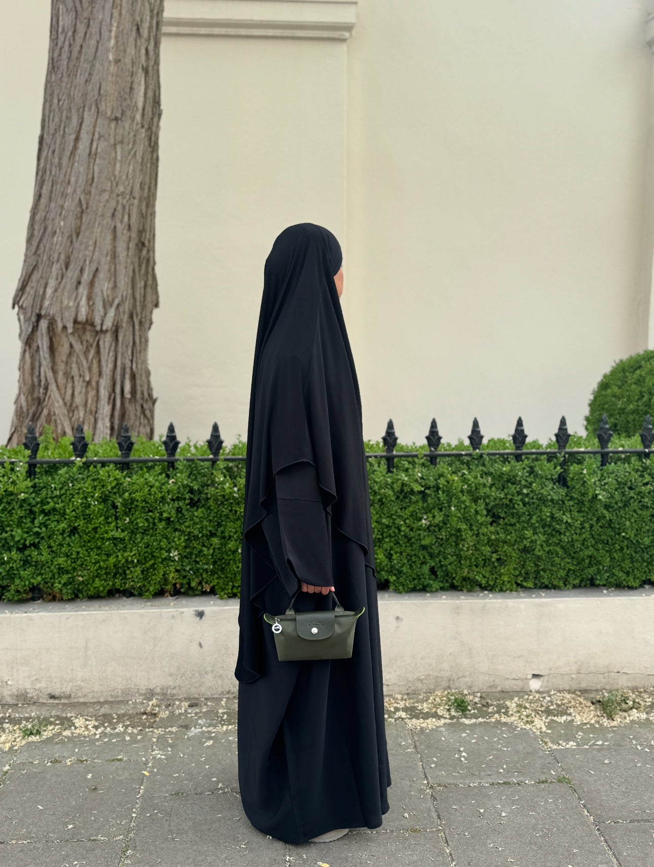 Black jersey khimar