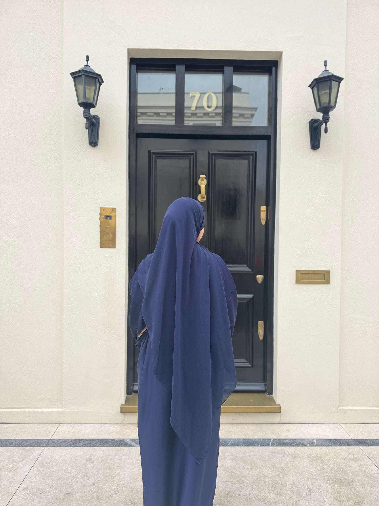 T-shirt dress in navy