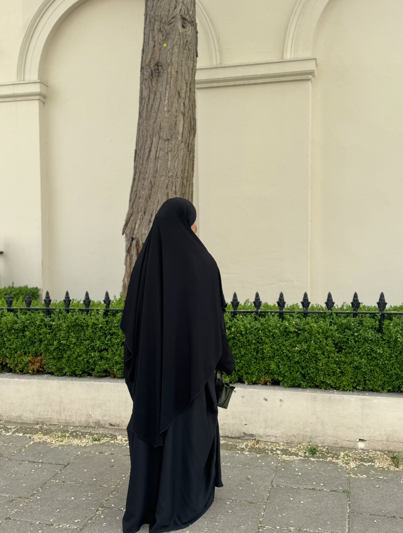 Black jersey khimar