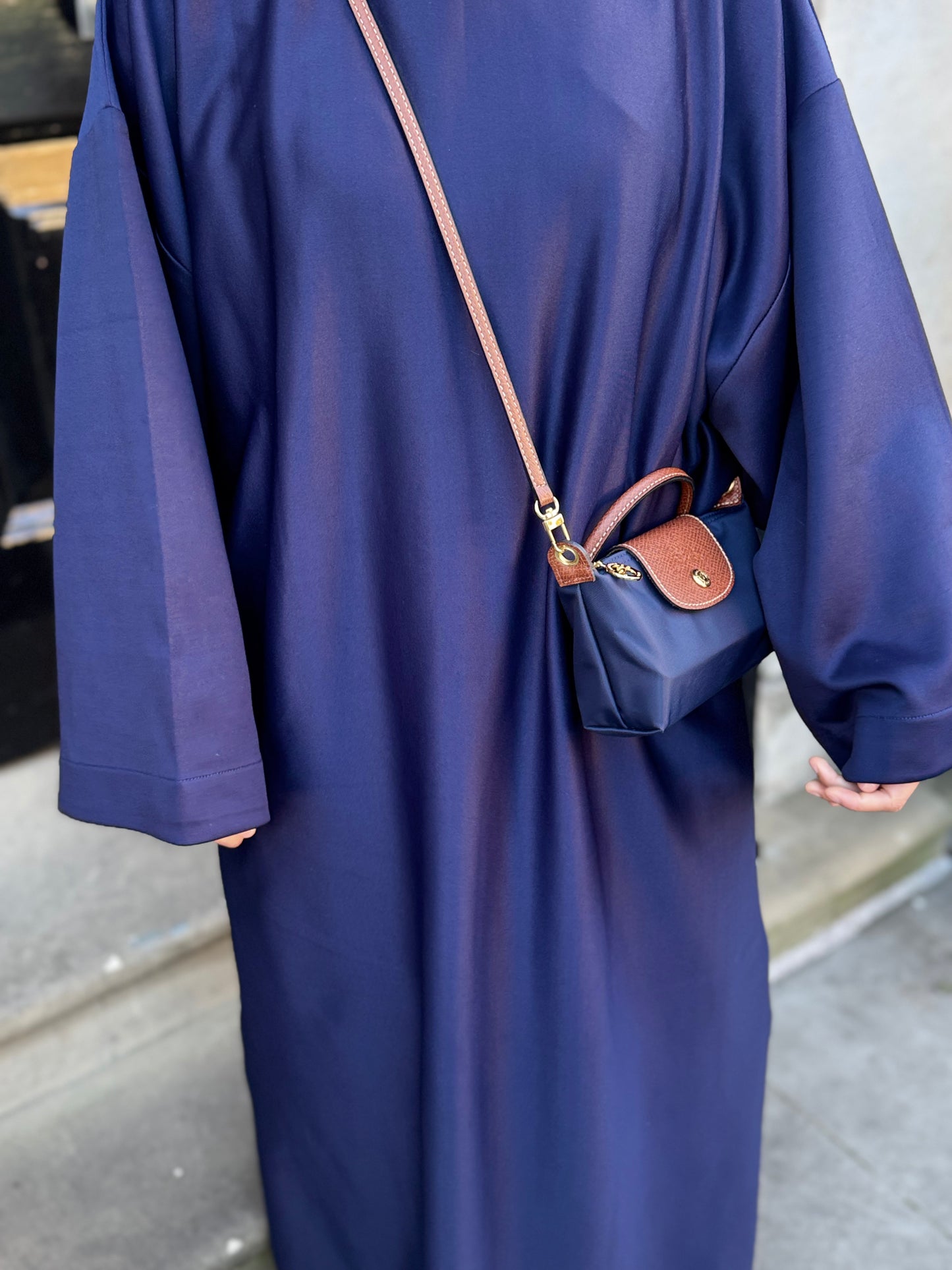 T-shirt dress in navy