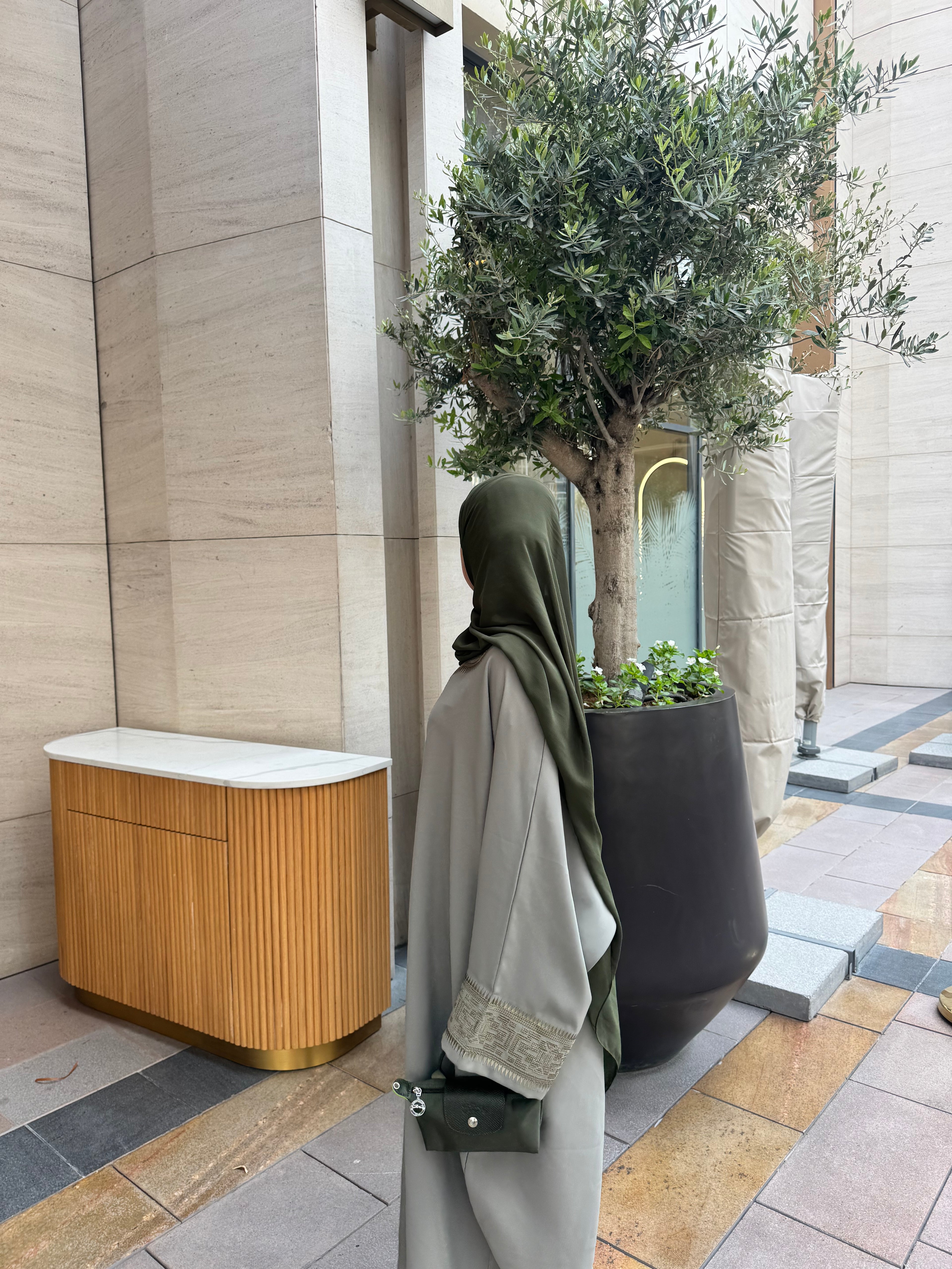 Khayraat in sage green