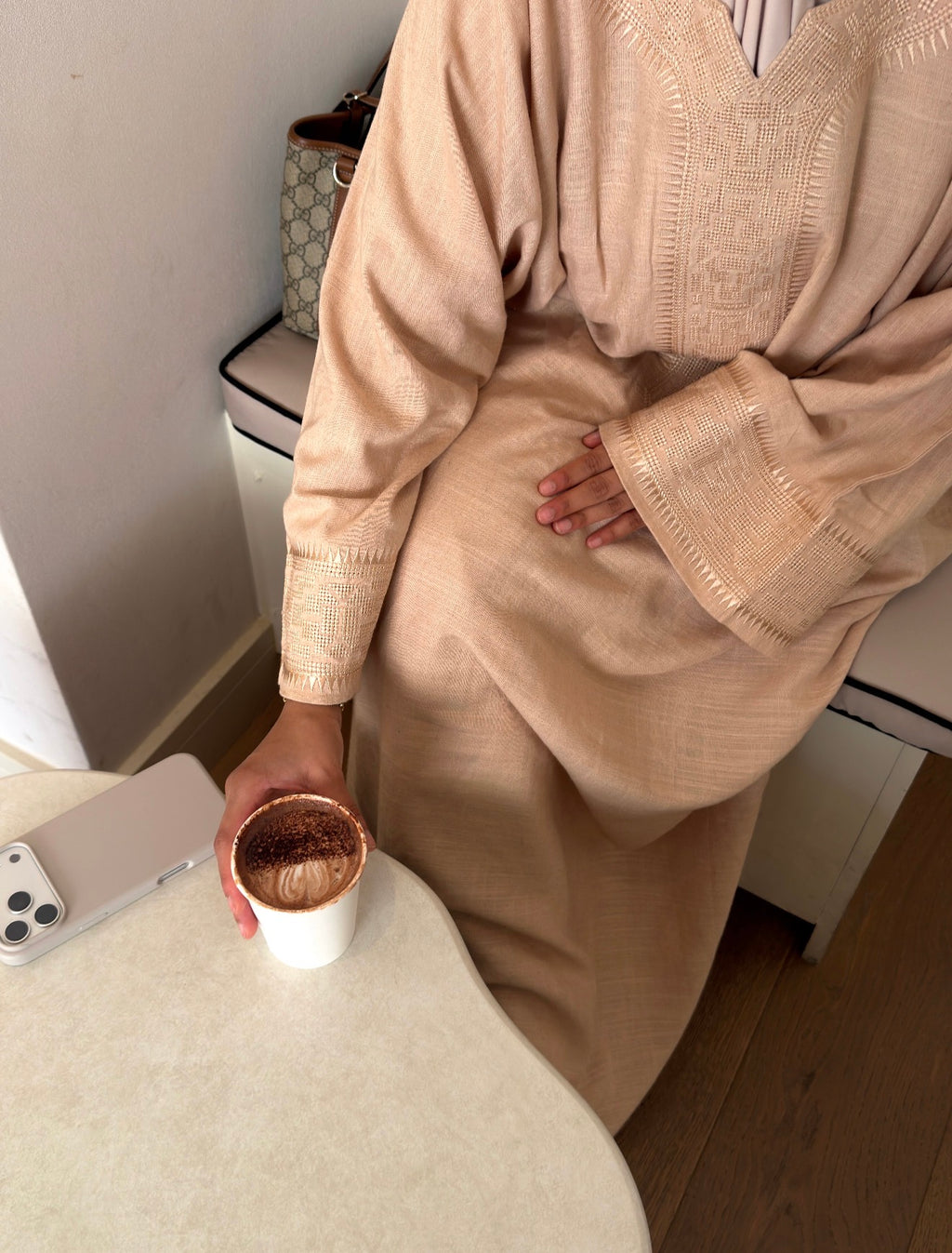 Linen khayraat beige