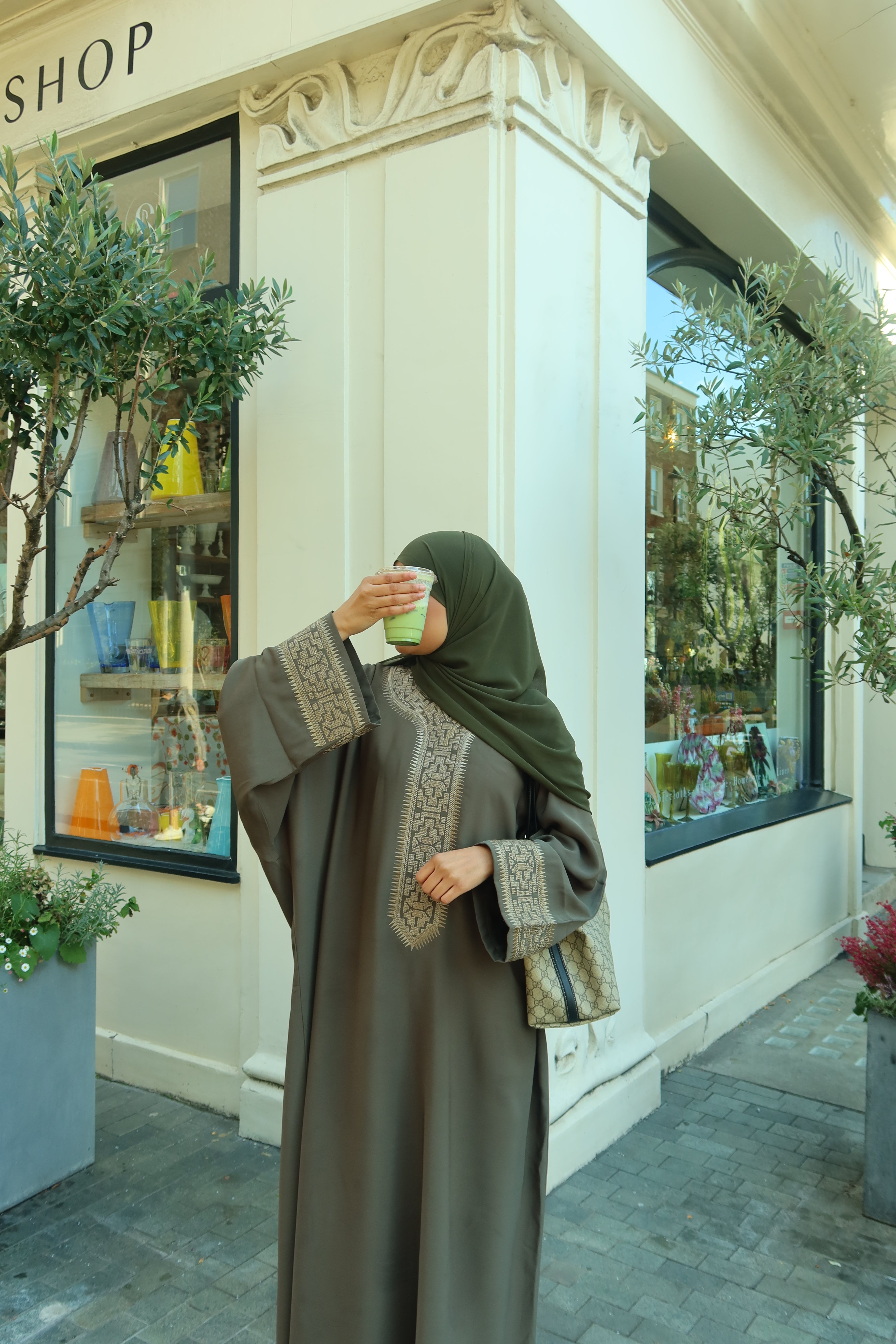 Khayraat in forest green