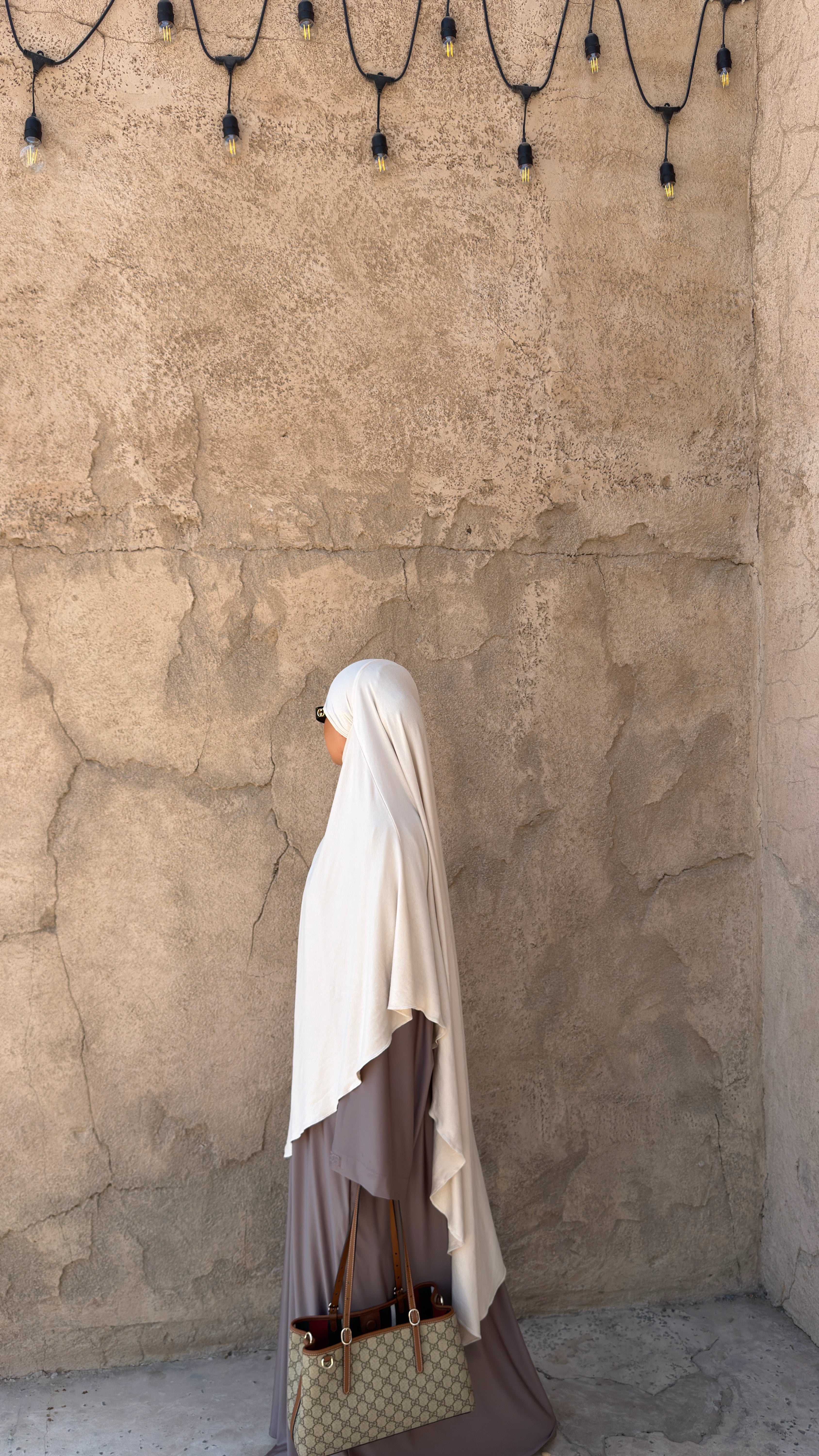 Jersey Khimar beige