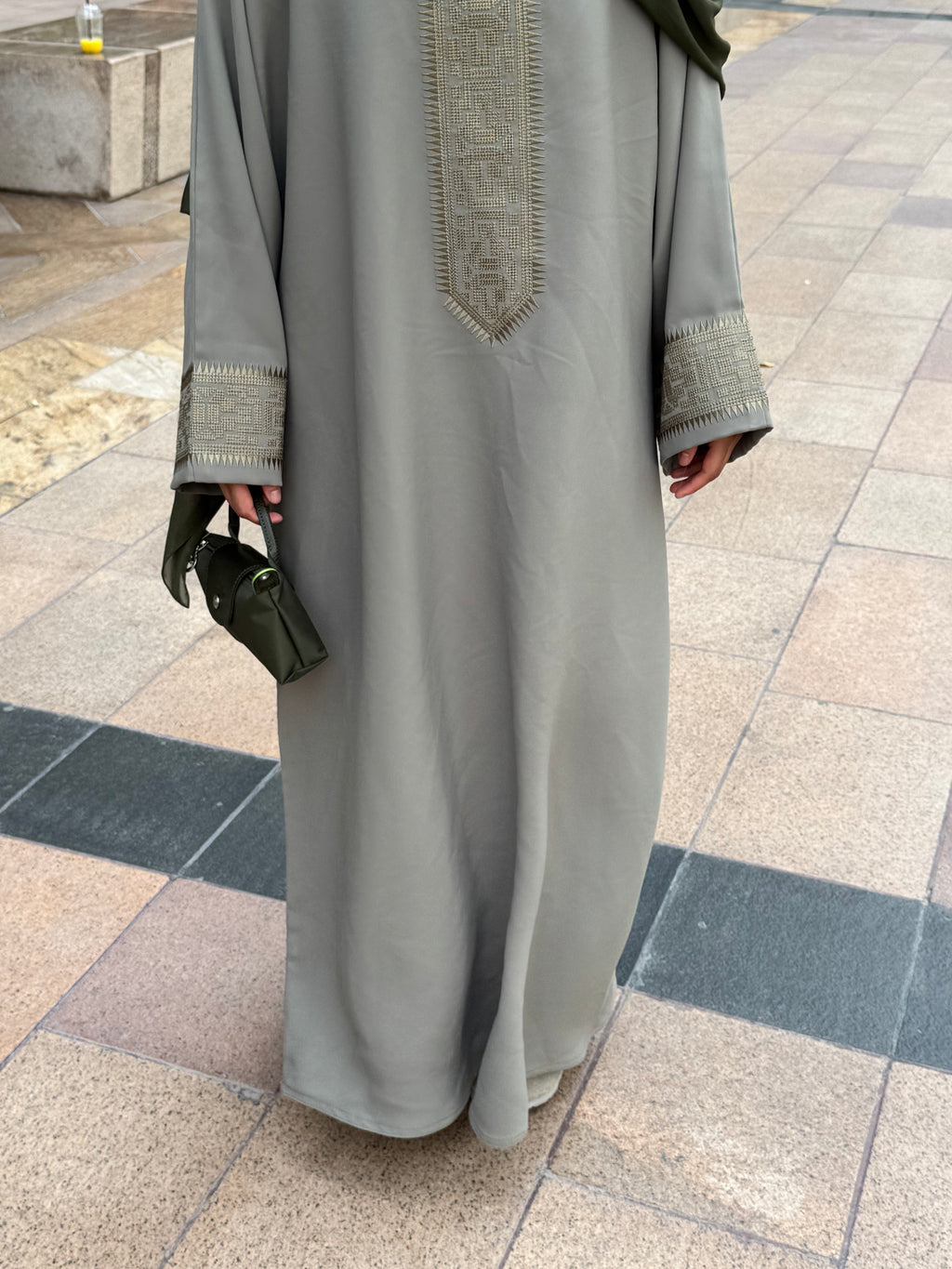 Khayraat in sage green