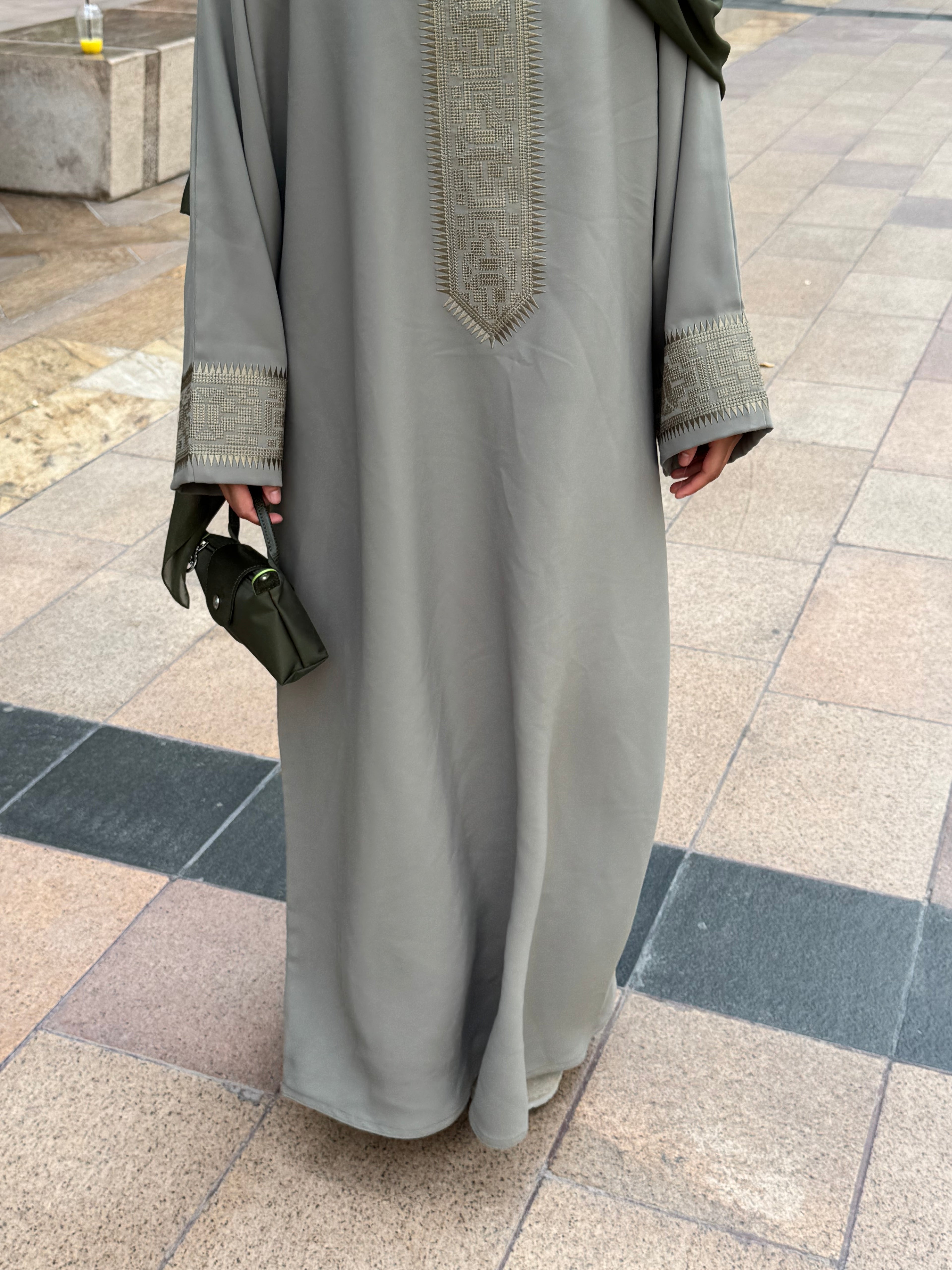 Khayraat in sage green