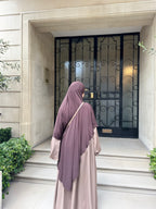 Jersey khimar in expresso