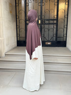 Classic Linen closed abaya