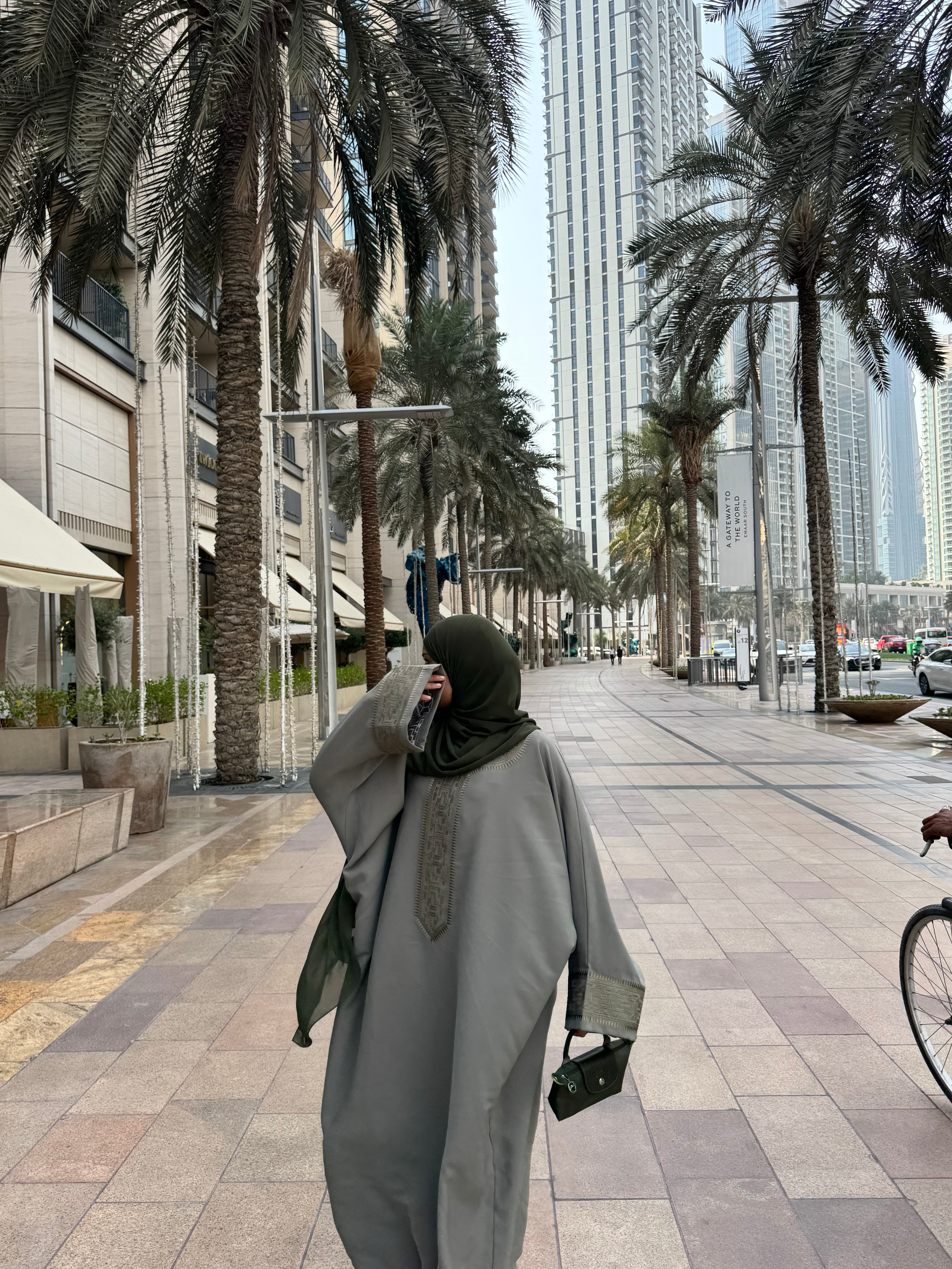 Khayraat in sage green