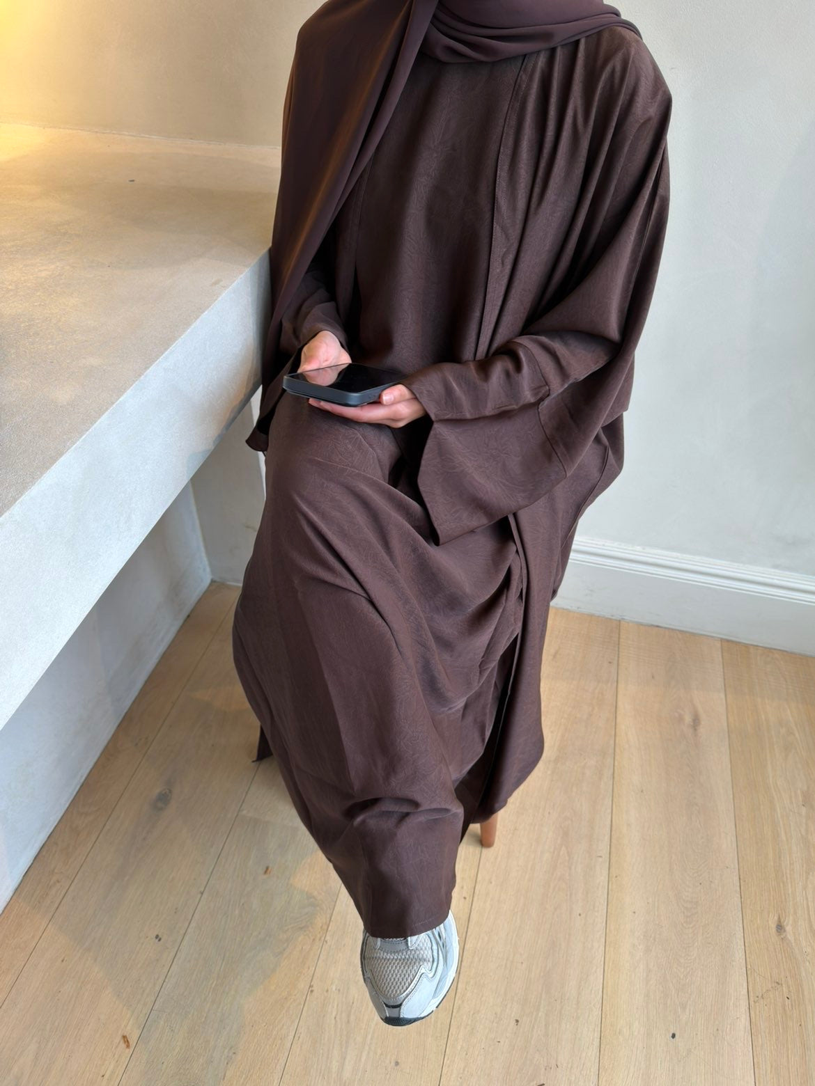 Two piece abaya in coco