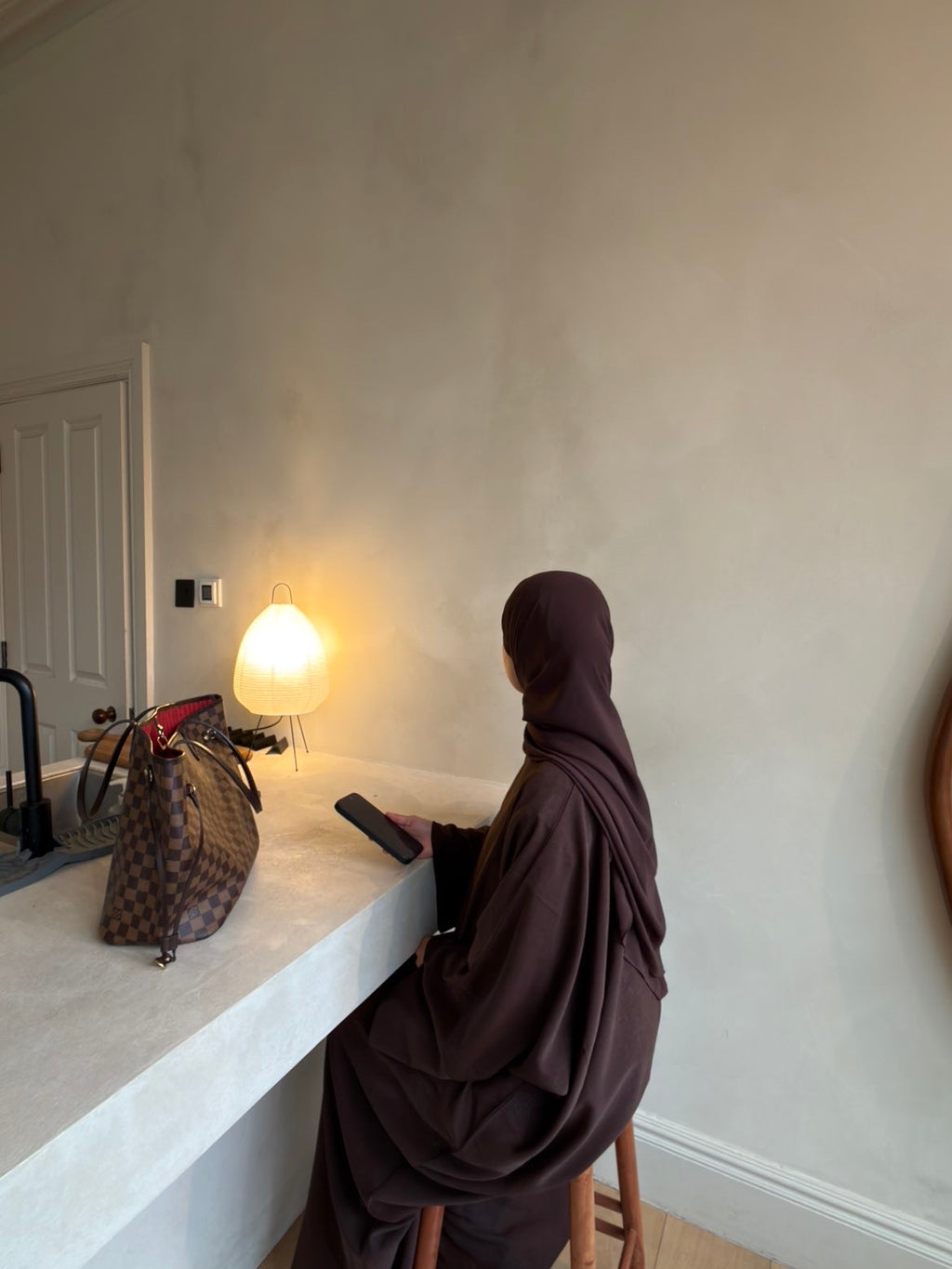 Two piece abaya in coco