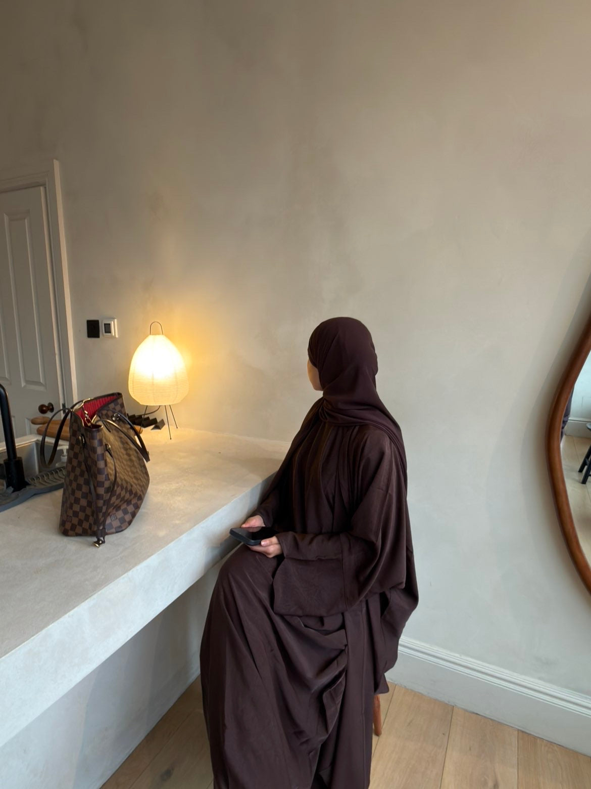 Two piece abaya in coco