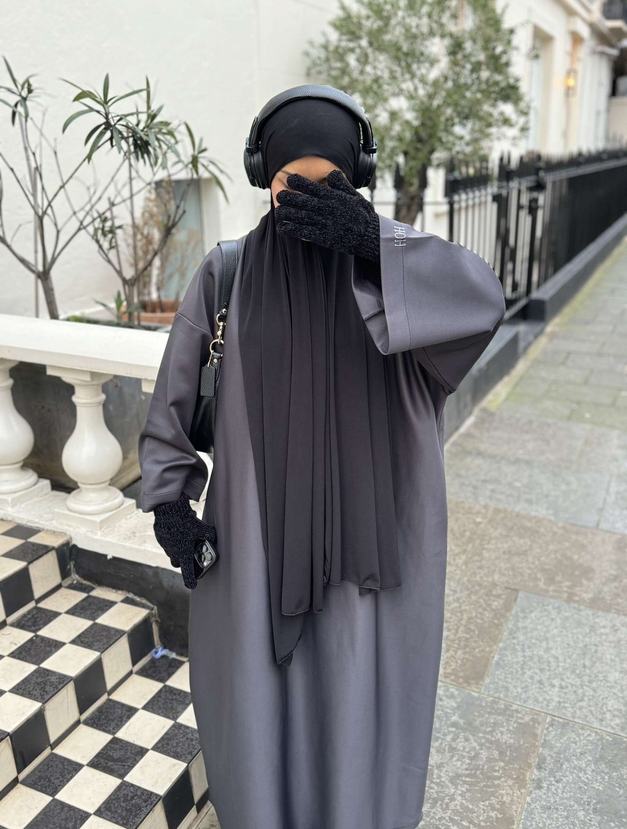 Black jersey hijab