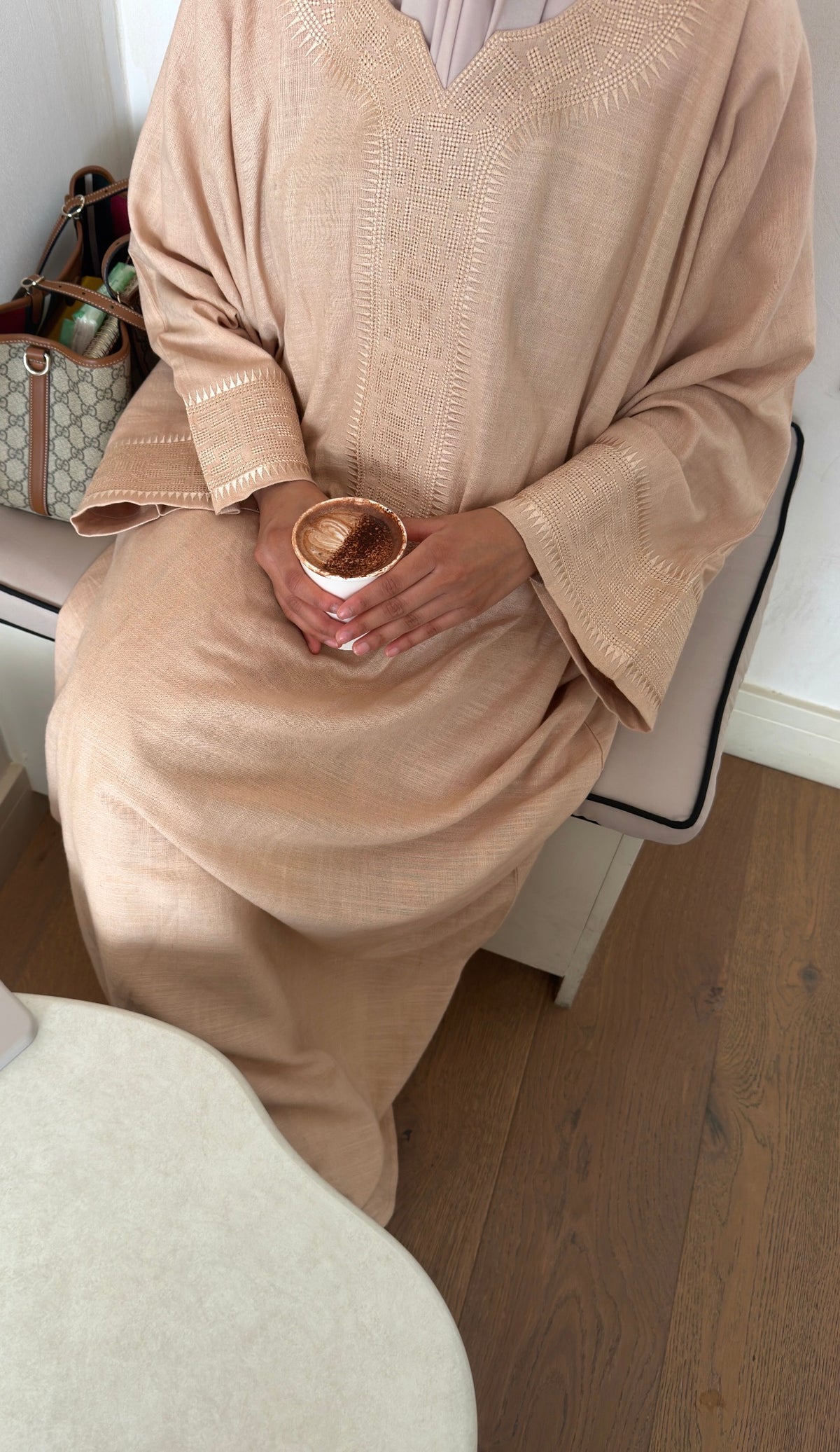 Linen khayraat beige