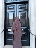 Brown chiffon Hijab