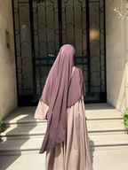 Jersey khimar in expresso