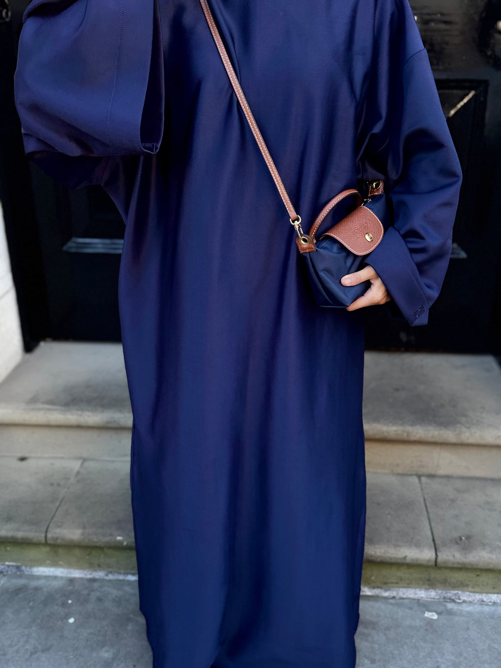 T-shirt dress in navy