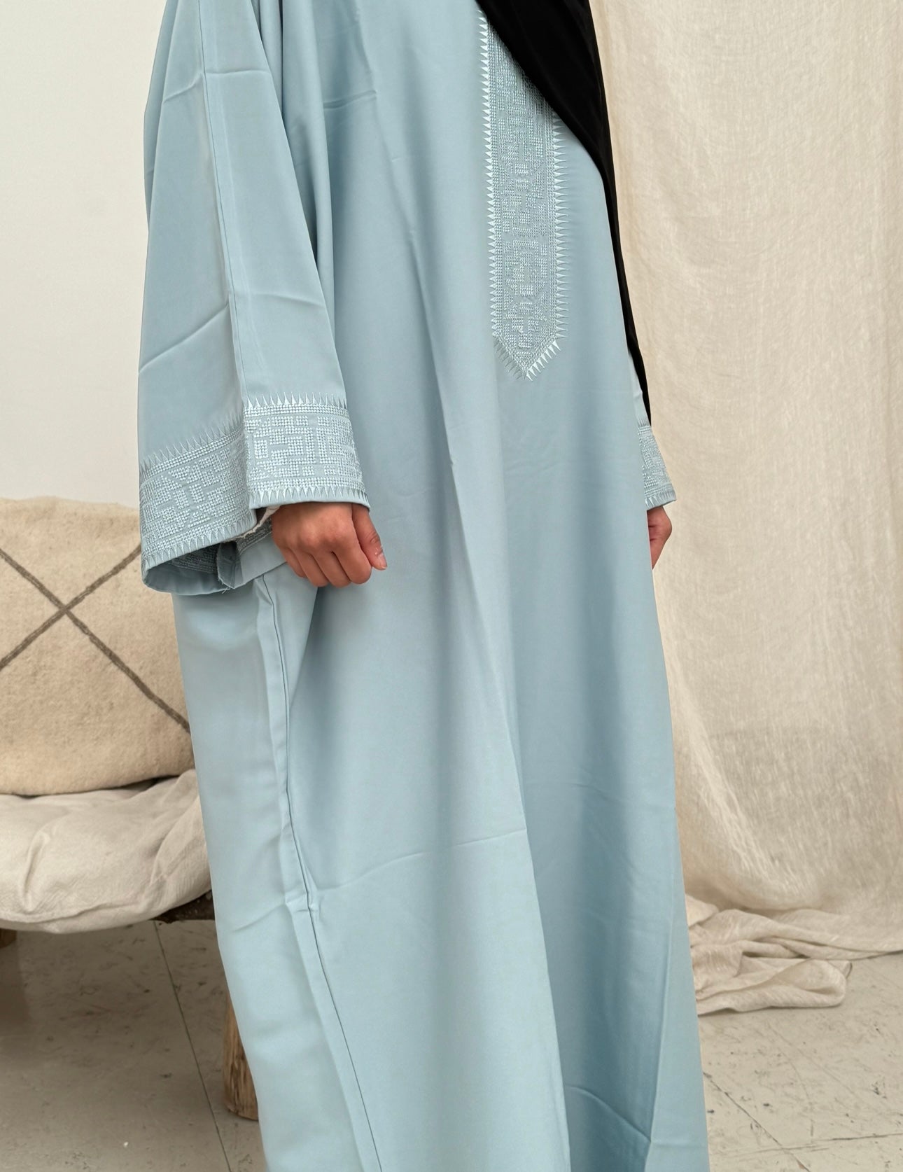 Khayraat in pastel blue