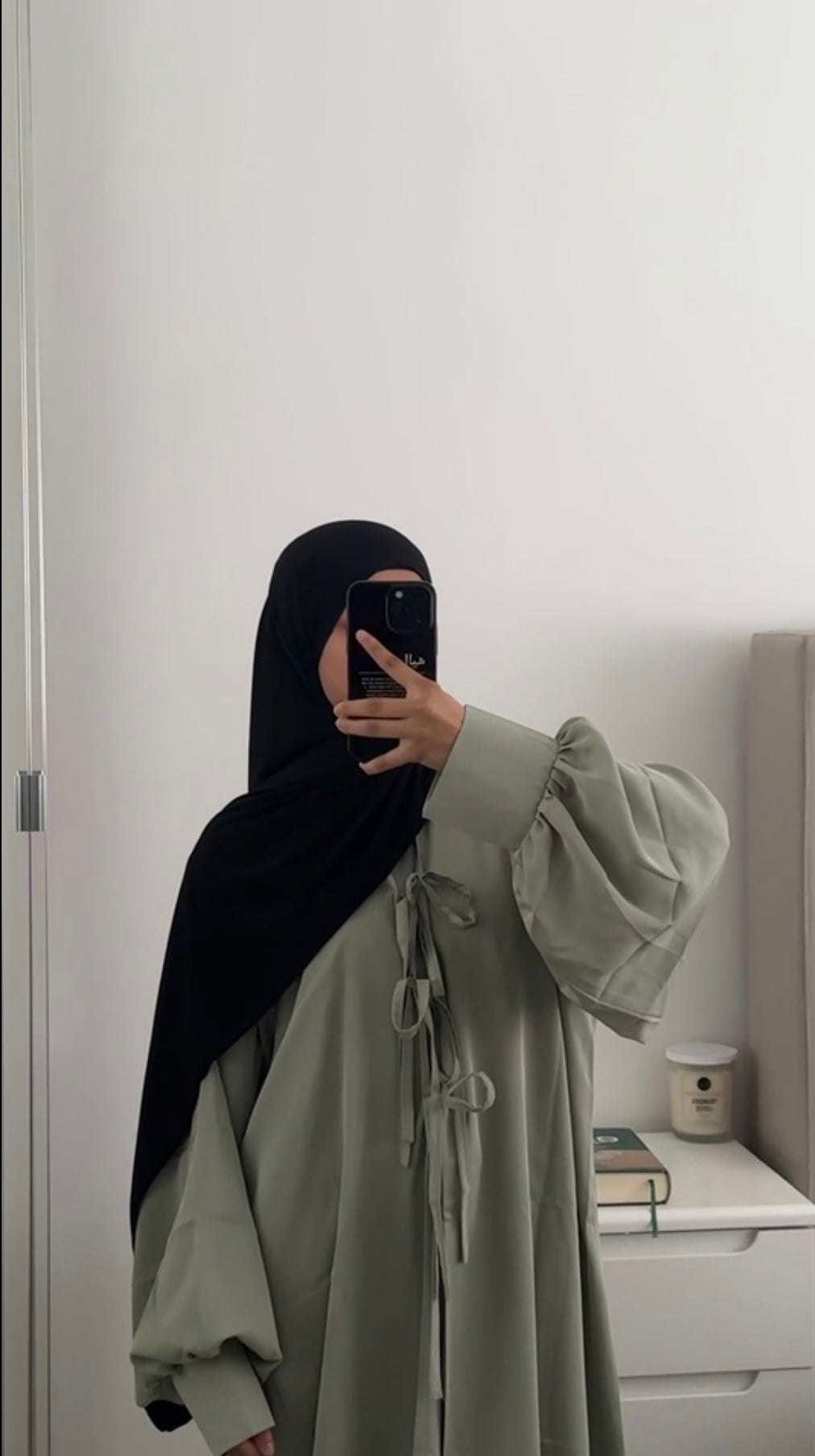 Black jersey hijab