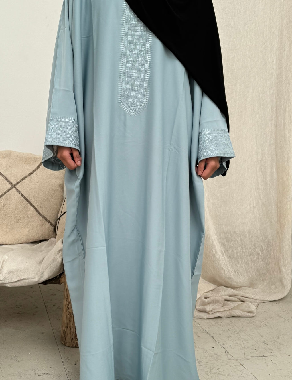 Khayraat in pastel blue