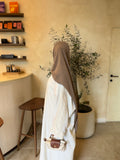 ‘DALIAH’ closed linen abaya
