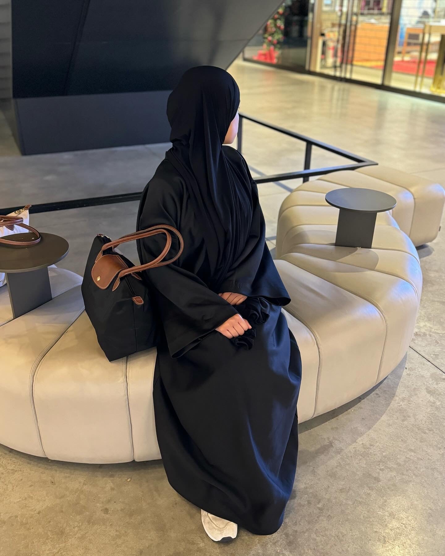 T-shirt dress in Black