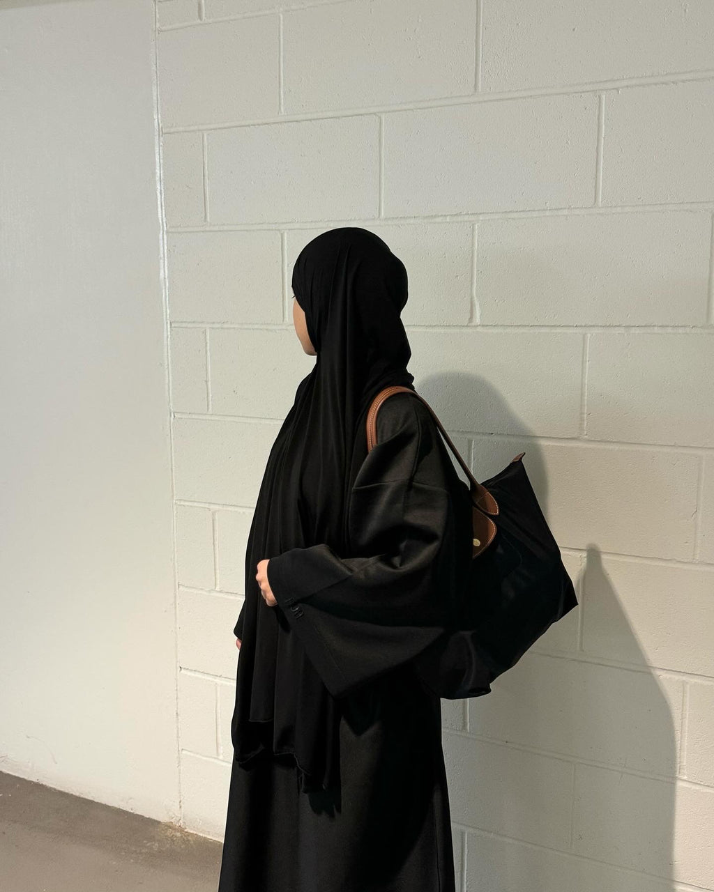 T-shirt dress in Black