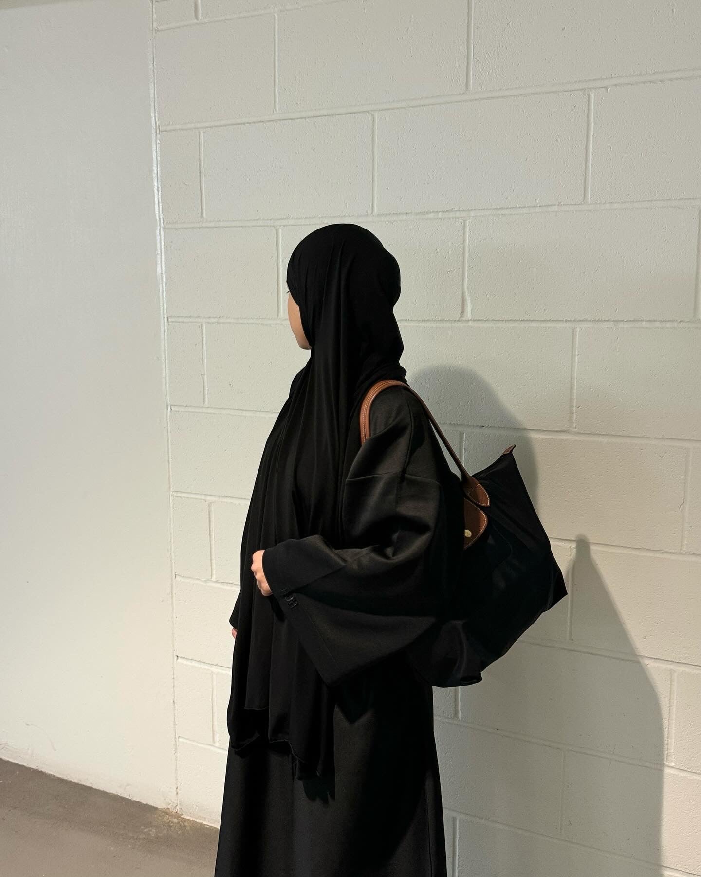 T-shirt dress in Black