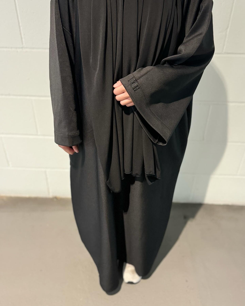 T-shirt dress in Black