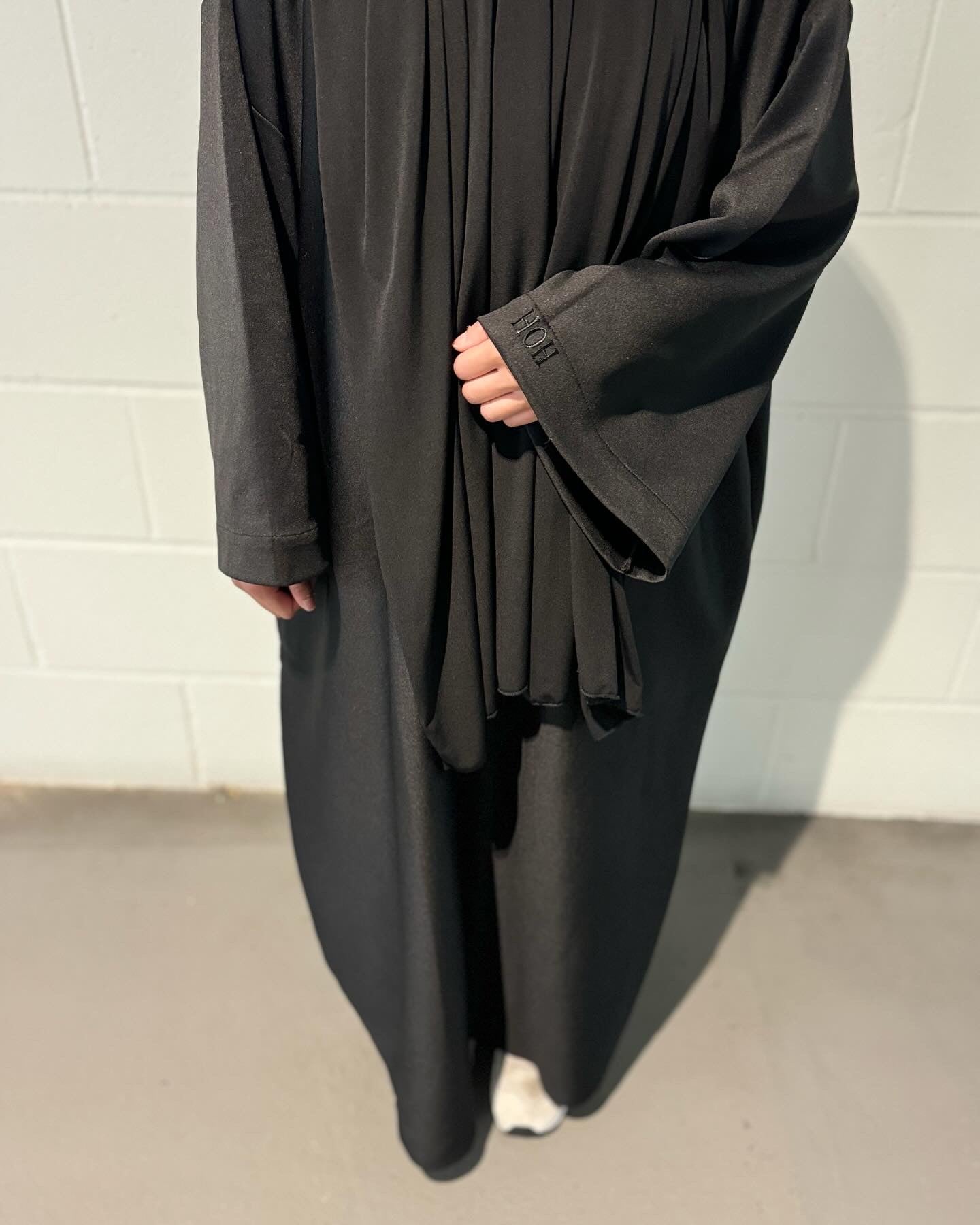 T-shirt dress in Black