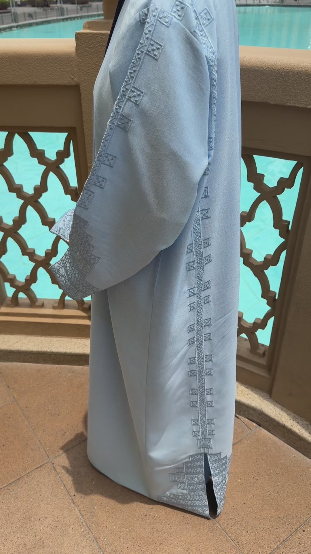 Sahara in sky blue